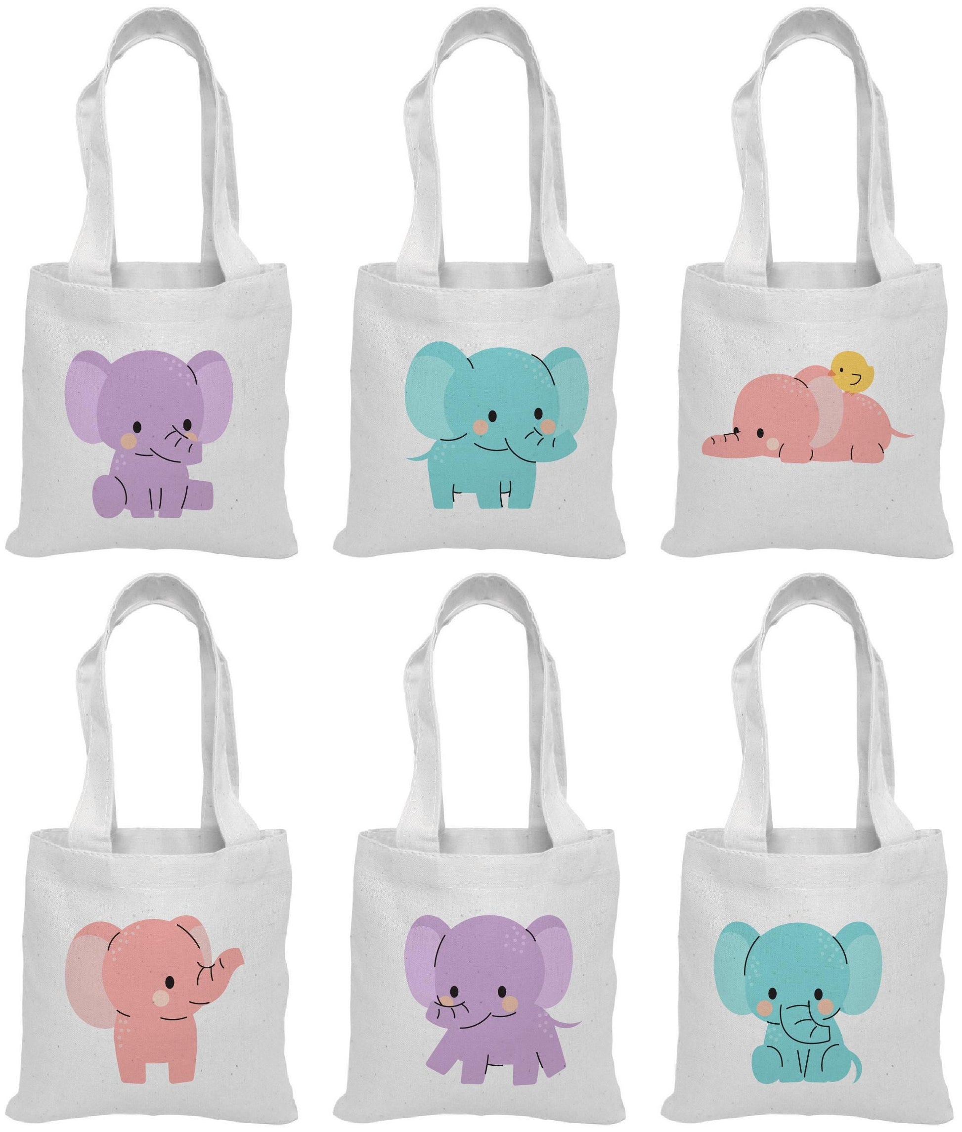 Elephant Party Favor Bags - Perfect for Elephant Themed Parties and Baby Showers!