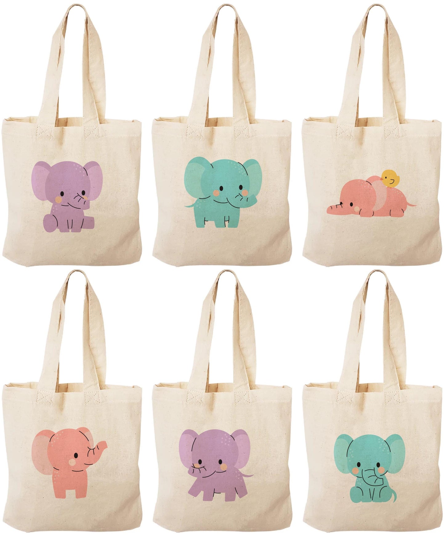 Elephant Party Favor Bags - Perfect for Elephant Themed Parties and Baby Showers!