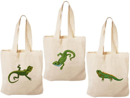 Lizard Party Favor Bags - Set of Three Bags