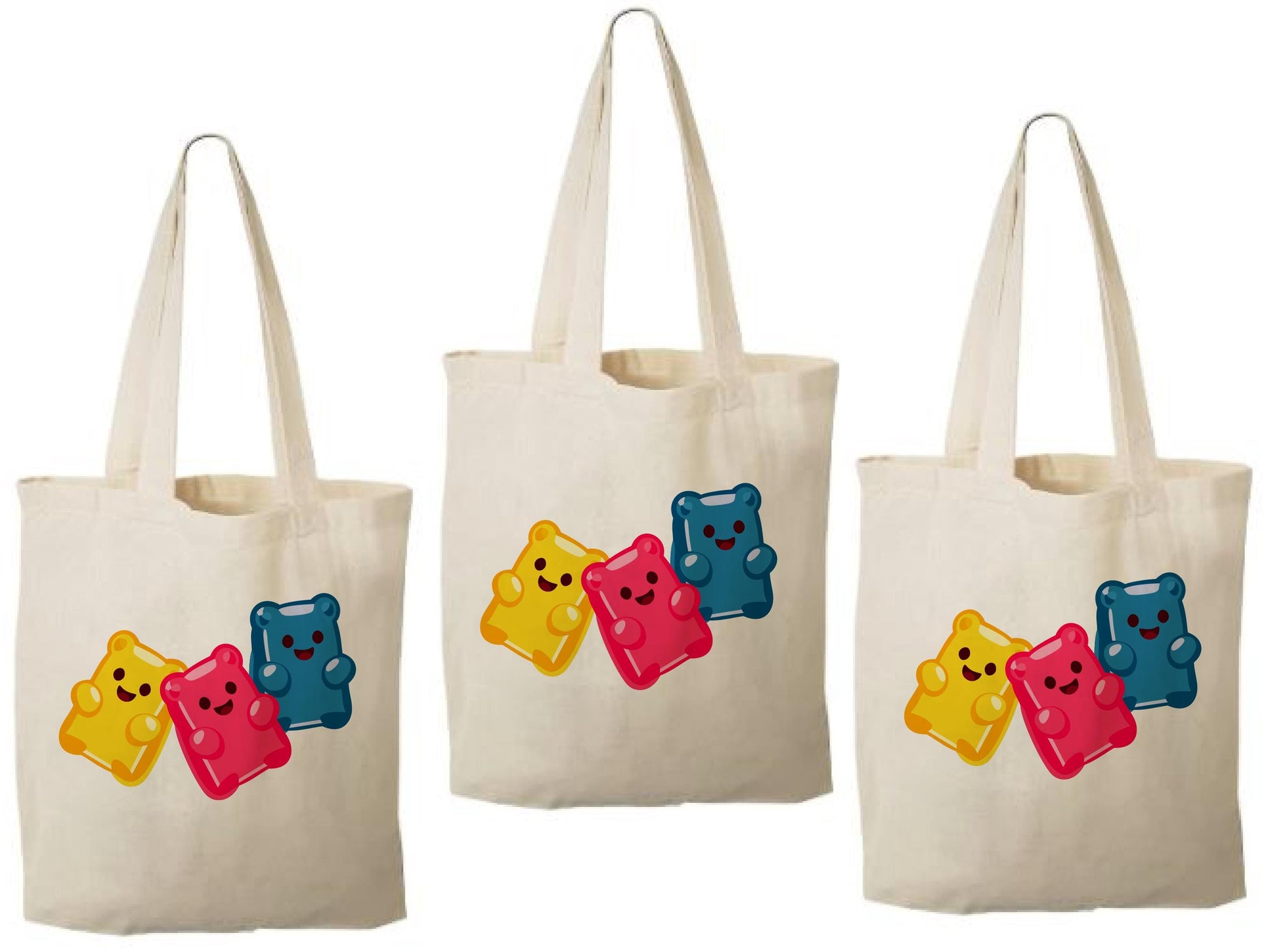 Gummy Bear Party Favor Bags - Set of Three Bags