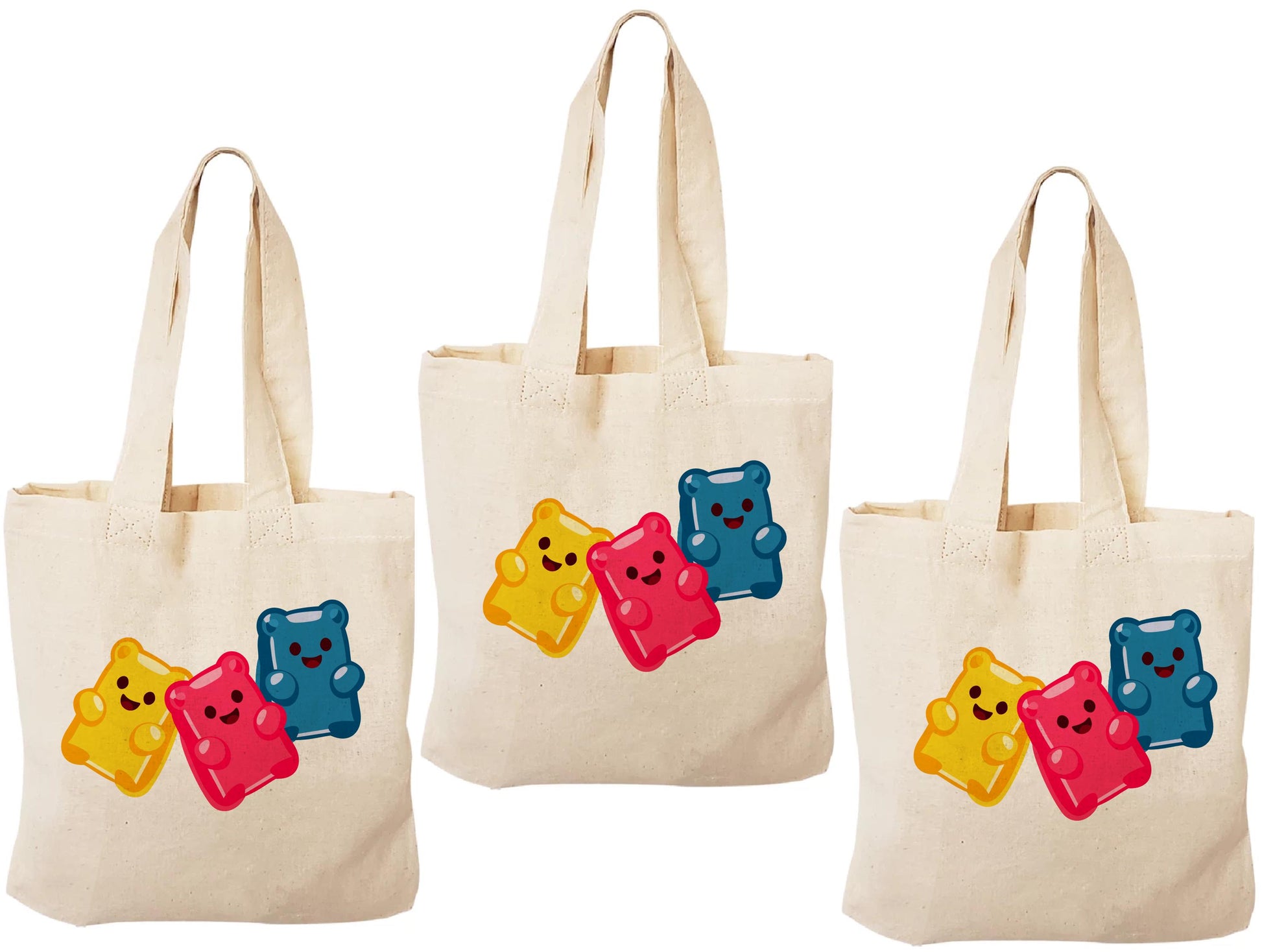 Gummy Bear Party Favor Bags - Set of Three Bags