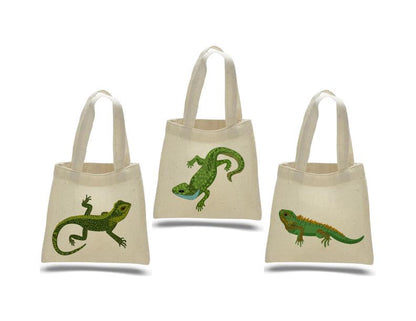Lizard Party Favor Bags - Set of Three Bags
