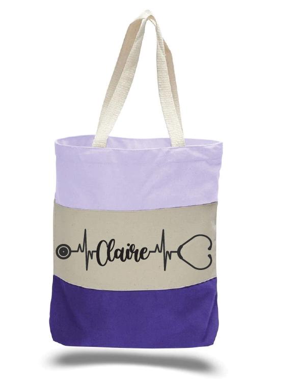 Personalized Nurse Tote Bag