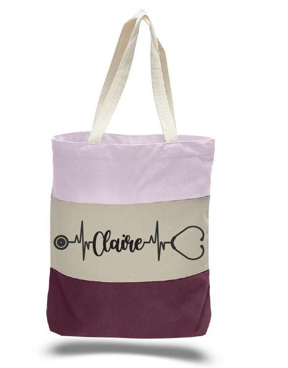 Personalized Nurse Tote Bag