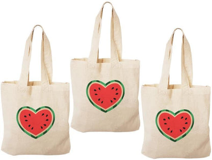 Watermelon Party Favor Bags - Set of Three Bags