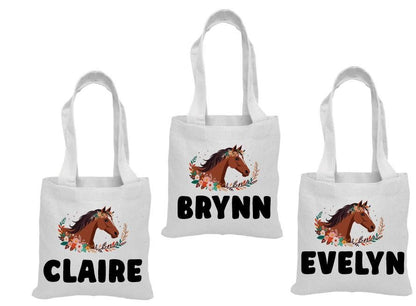 Personalized Horse Party Favor Bags - Set of Three Bag