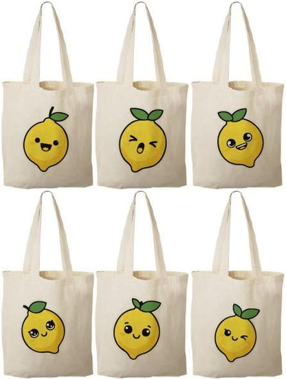 Lemon Party Favor Bags - Set of Three Bags