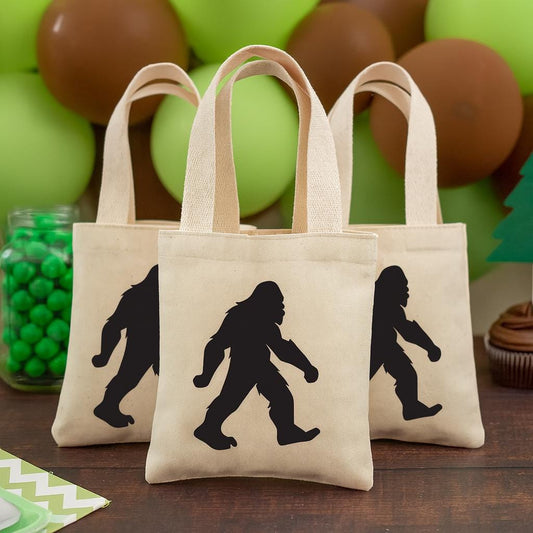 Bigfoot Party Favor Bags - Set of Three - Perfect for Bigfoot Themed Parties!