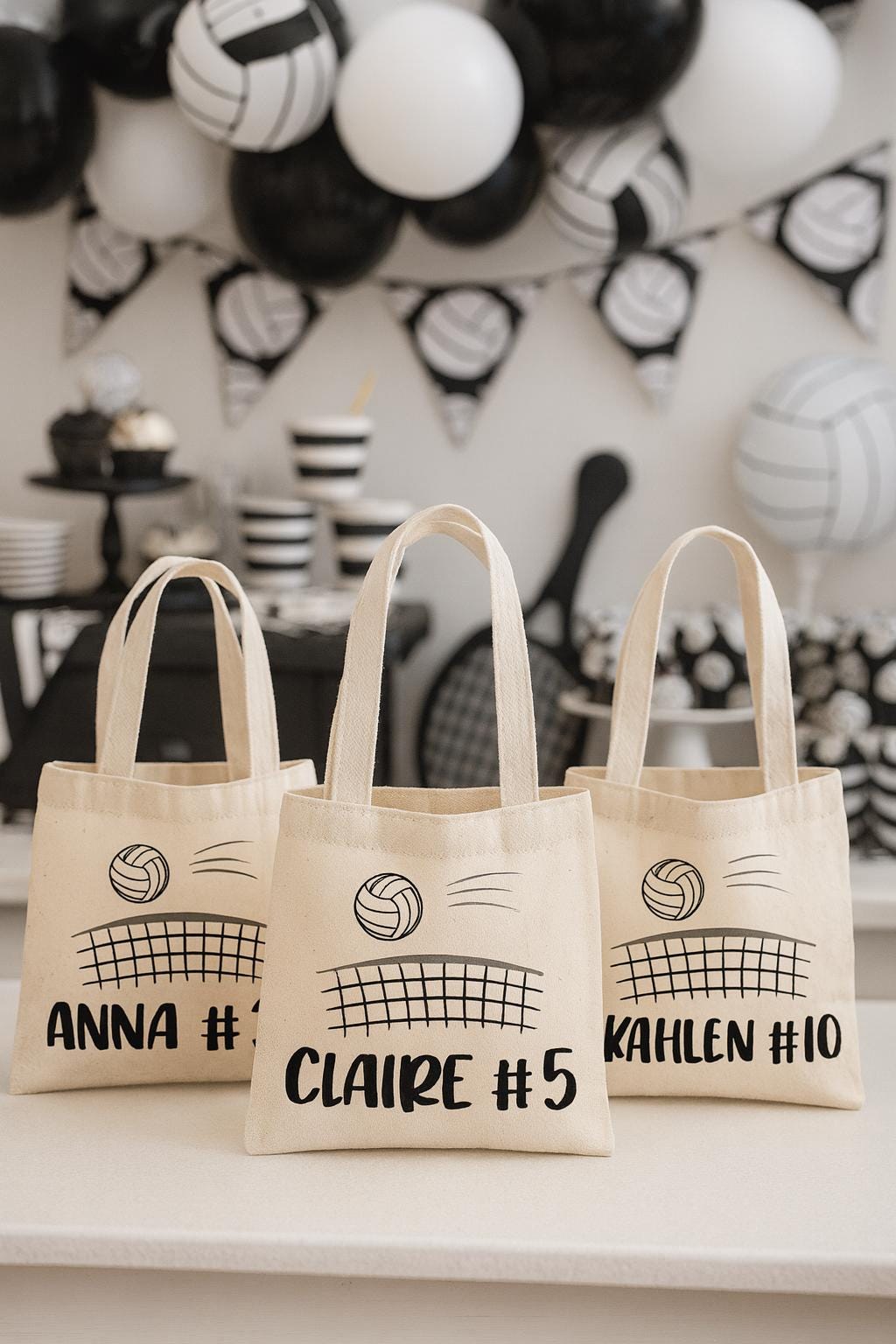 Personalized Volleyball Favor Bags – Team Gifts, Senior Night