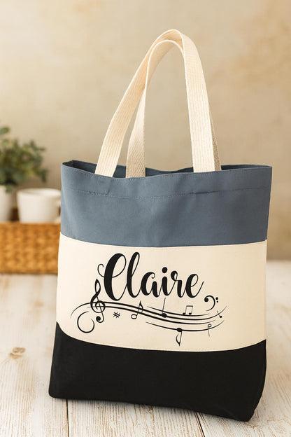 Musician Gift - Custom Music Tote Bag