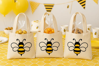 3 Bee Party Favor Bags