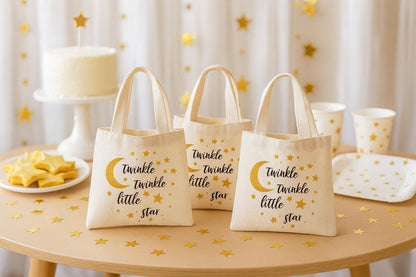 Twinkle Twinkle Little Star Cotton Treat Bags - Set of 3