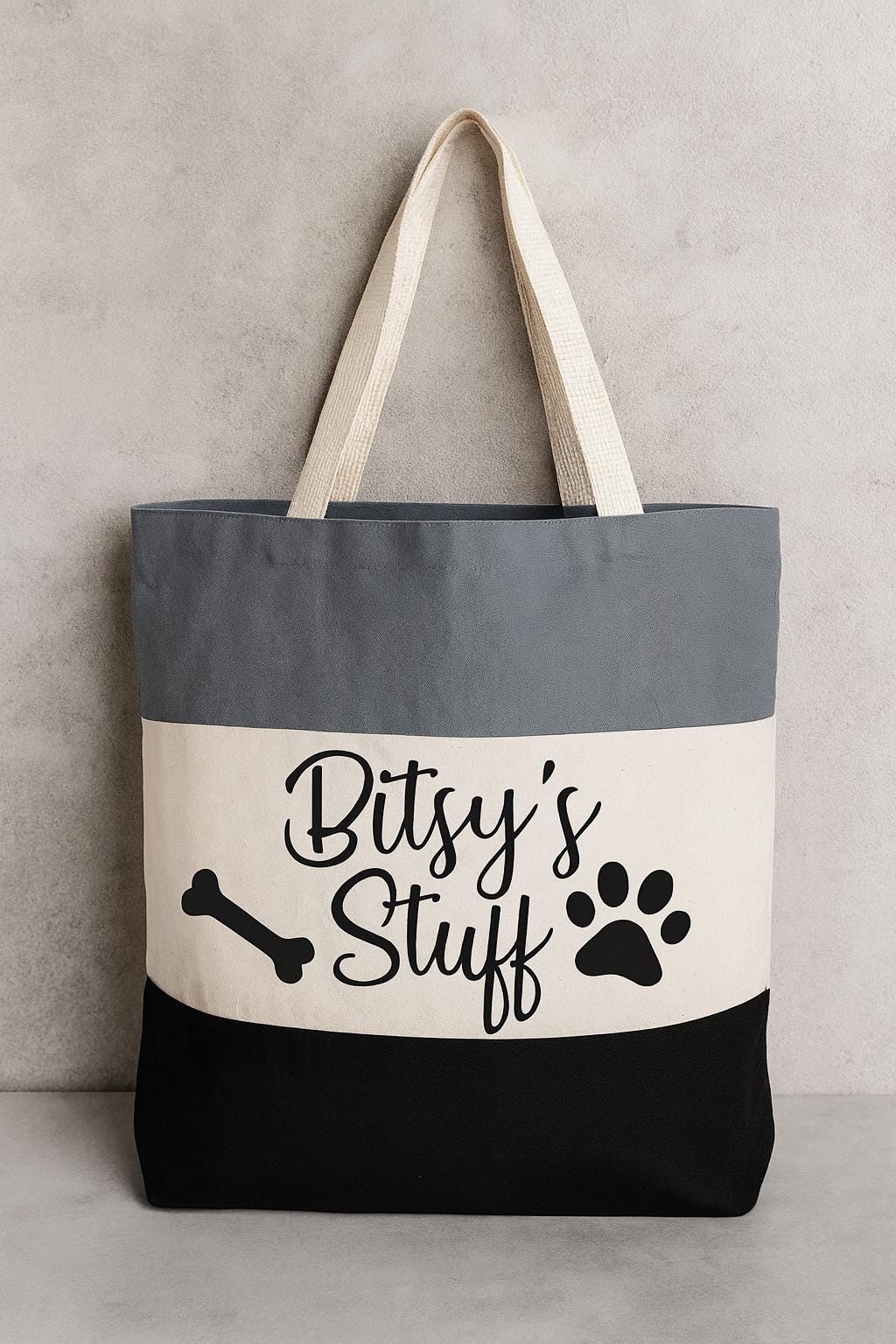 Personalized Dog Tote Bag