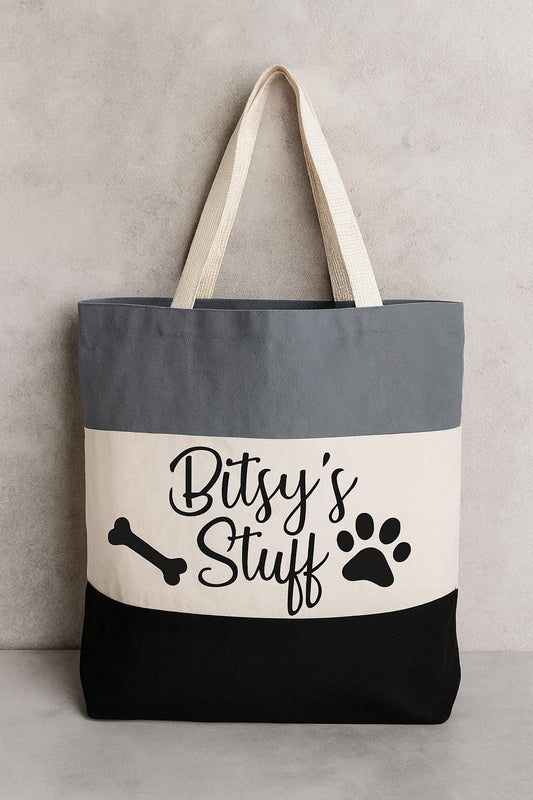 Personalized Dog Tote Bag
