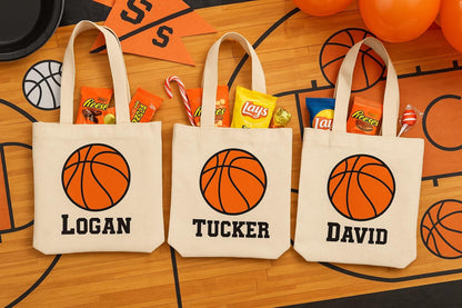 Custom Basketball Party Favor Bags - Perfect for Basketball Parties and Events - Personalized with Player's Names - Sold Individually