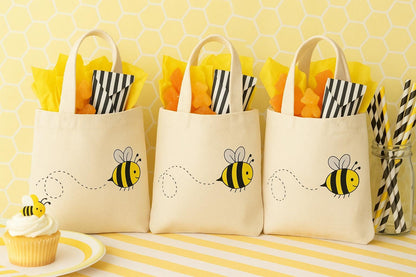 Bee Party Favor Bags – Bumble Bee Design, Set of 3