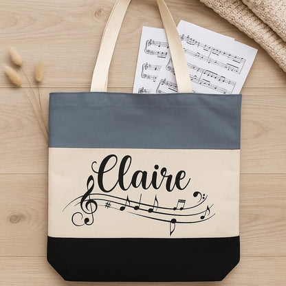 Musician Gift - Custom Music Tote Bag