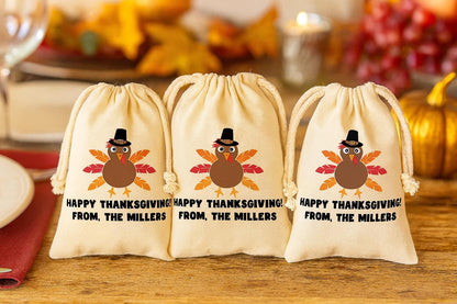 Thanksgiving Party Favor Bags - Perfect for Thanksgiving Parties & Events - Sold Individually