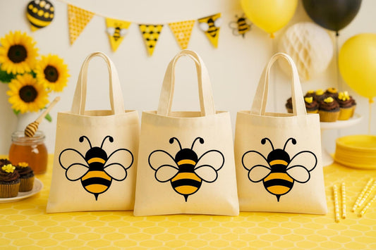 3 Bee Party Favor Bags