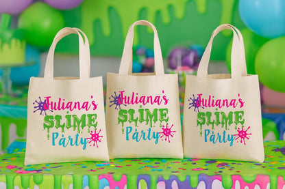 Personalized Slime Party Favor Bags – Cotton Goody Bag