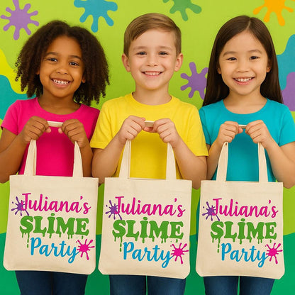 Personalized Slime Party Favor Bags – Cotton Goody Bag