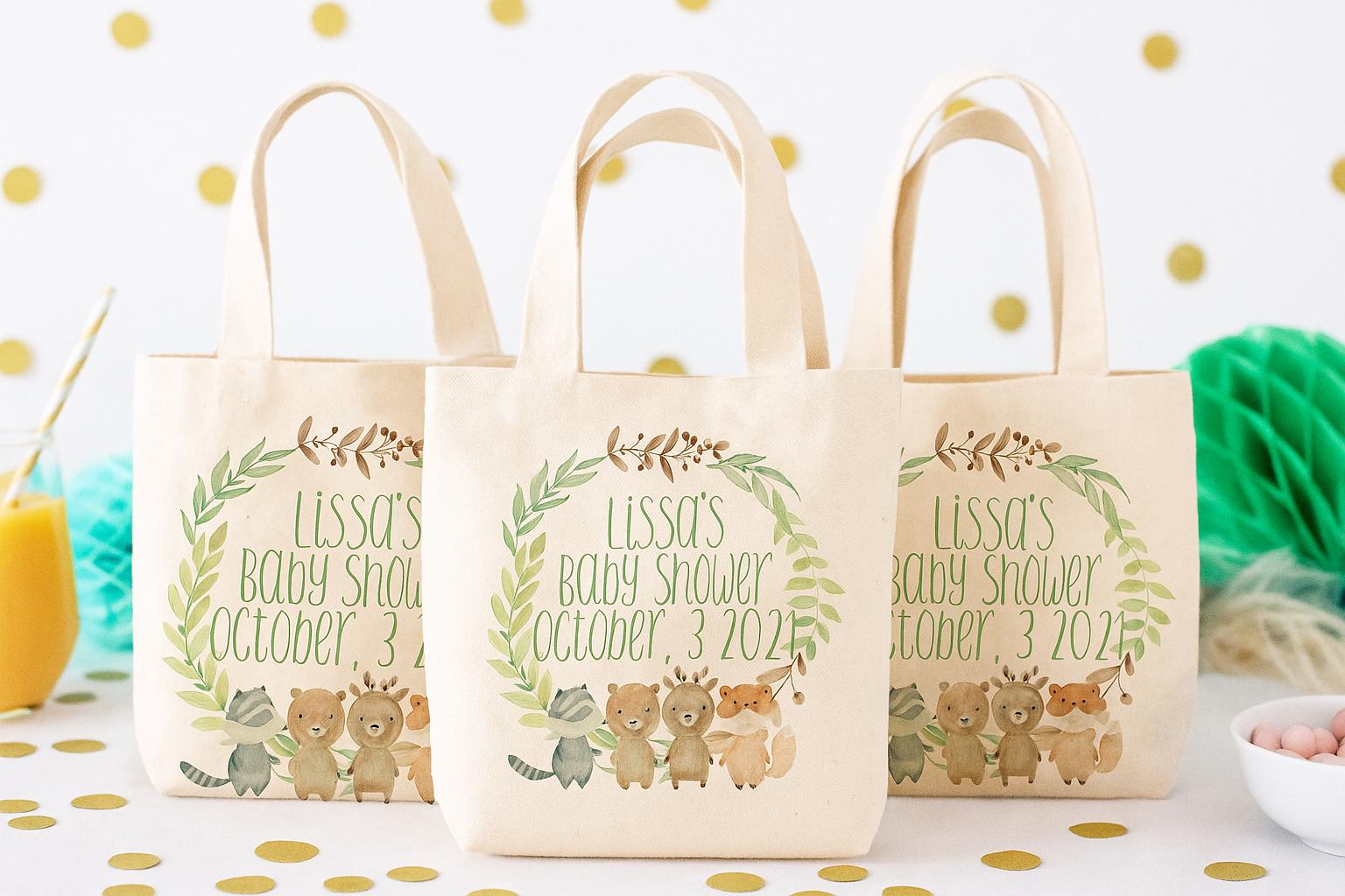 Custom Woodland Baby Shower Party Favor Bags - Perfect for Woodland Baby Showers & Events! - Sold Individually