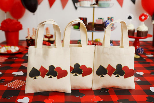 3 Casino Party Favor Bags