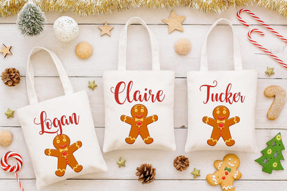 Custom Christmas Party Favor Bags - Set of Three Bags