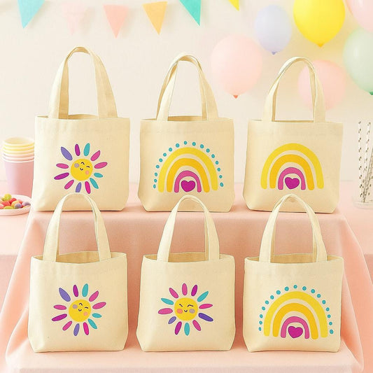 Rainbow Treat Bags, Sunshine Gift Bags, Rainbow Party Favor Bags, Rainbow Party Favors, Rainbow Party Bags, Sun, Rainbow Party, Rainbow Bags