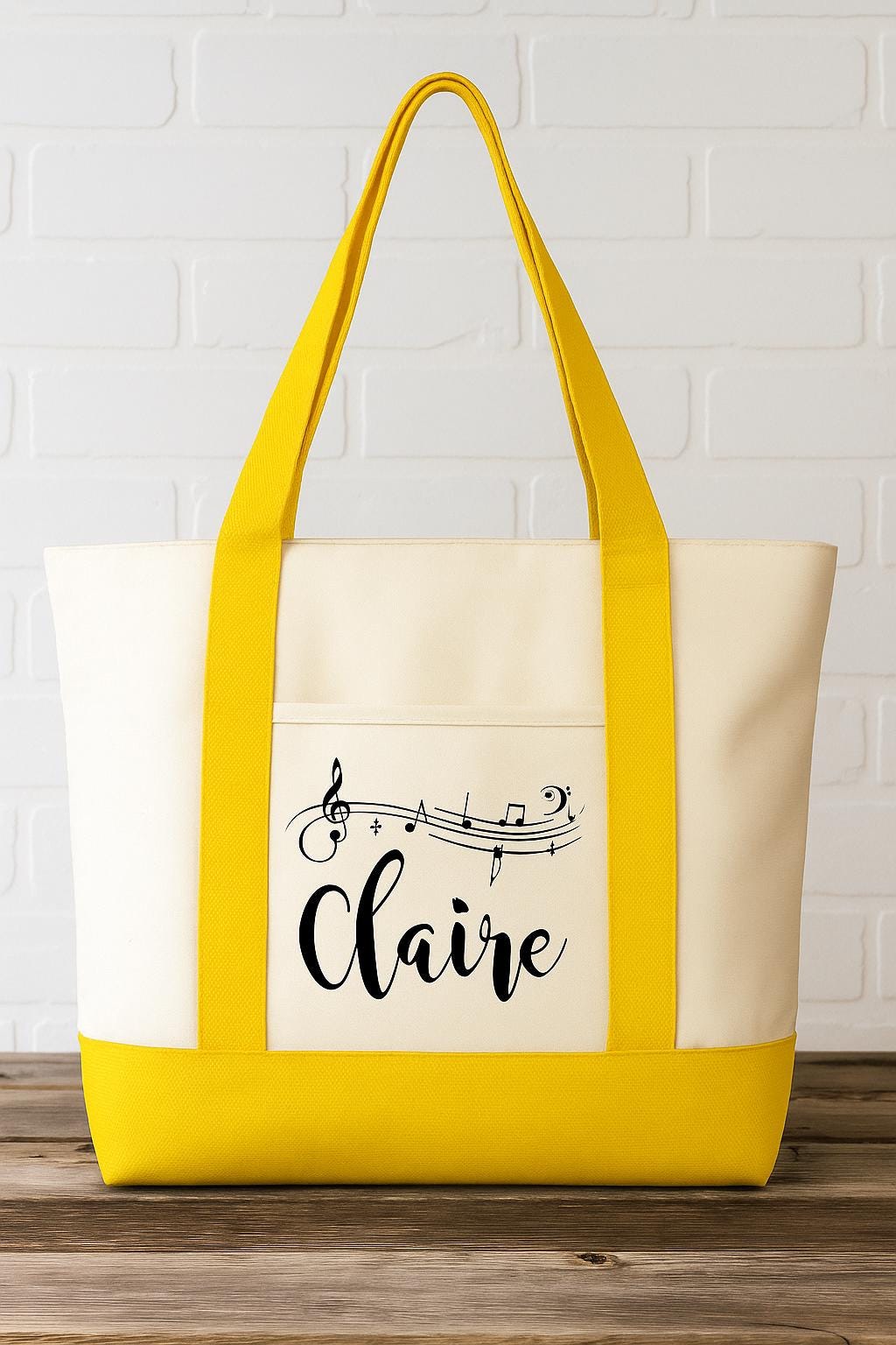 Musician Gift - Personalized Music Tote Bag
