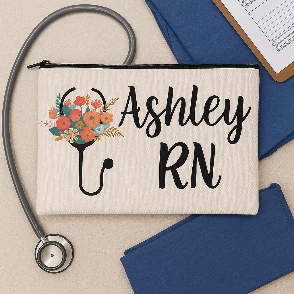 Custom Nurse Cosmetic Bag