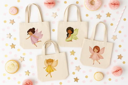 Fairy Party Favor Bags, Set of 4, Fairy Tale Goodie Bags