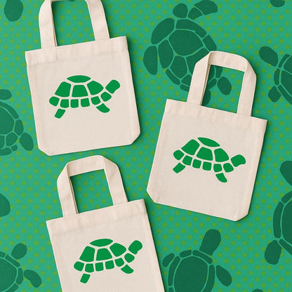 Turtle Party Favor Bags - Set of Three Bags