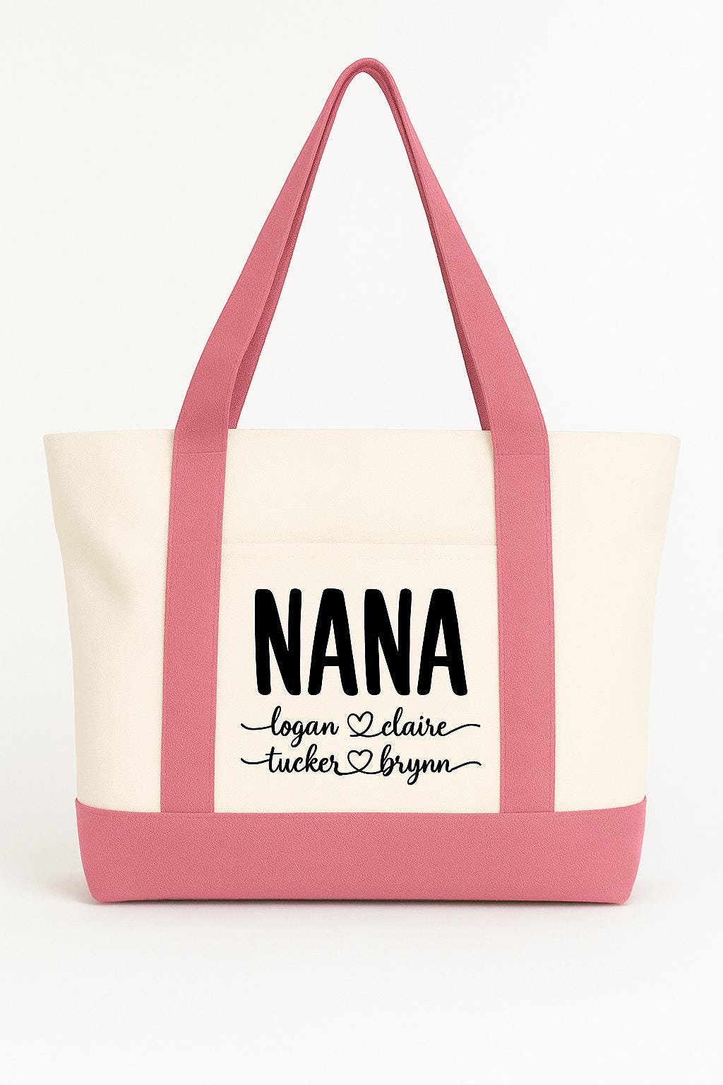 Custom Nana Tote Bag with Grandchildren's Names