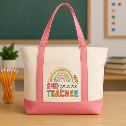 Second Grade Teacher Tote Bag