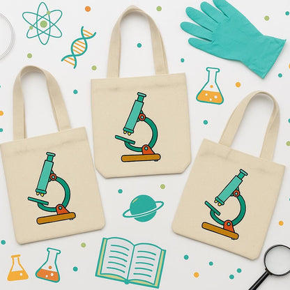 Science Party Favor Bags - Set of Three Bags
