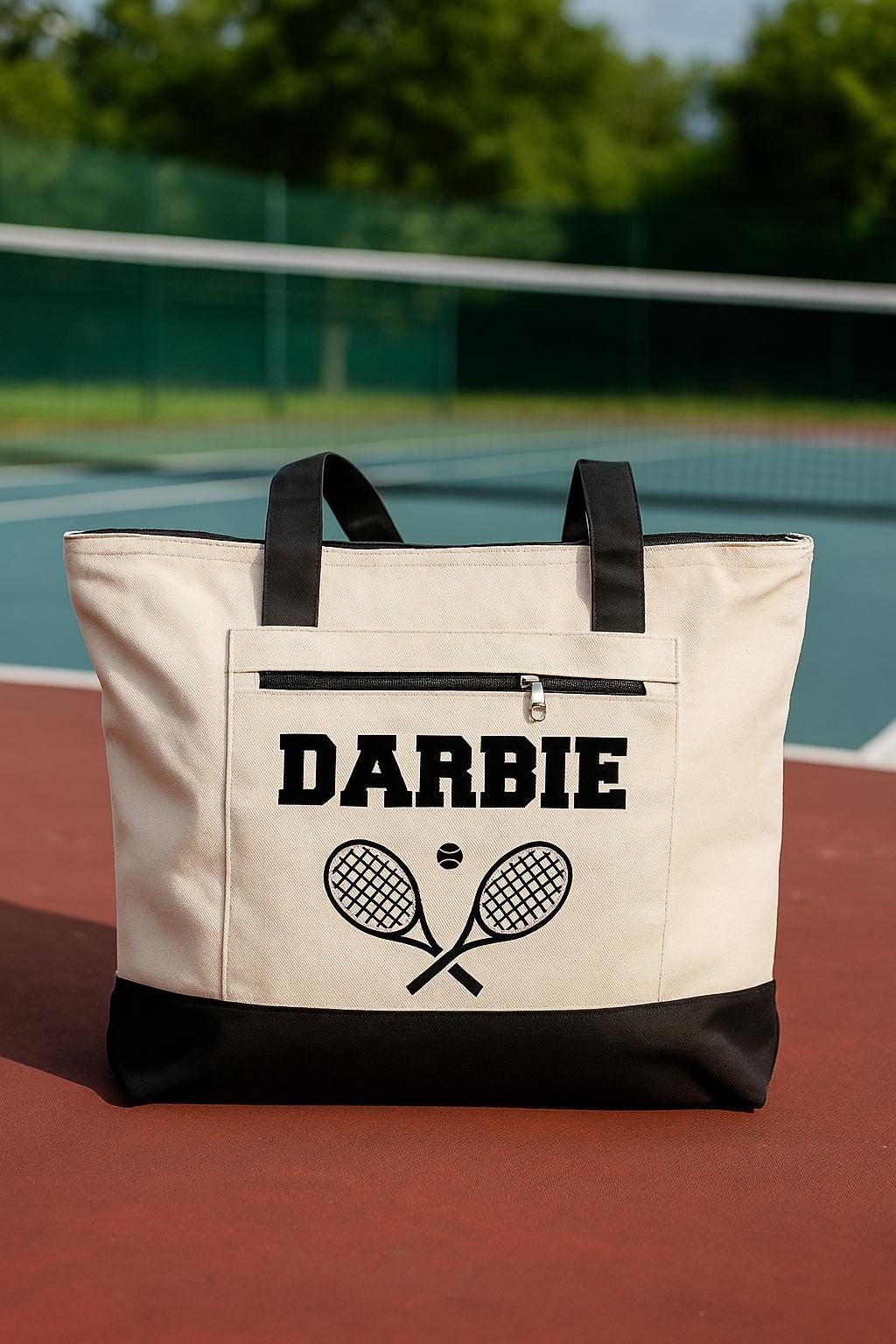 Personalized Tennis Tote Bag - Tennis Player Gift