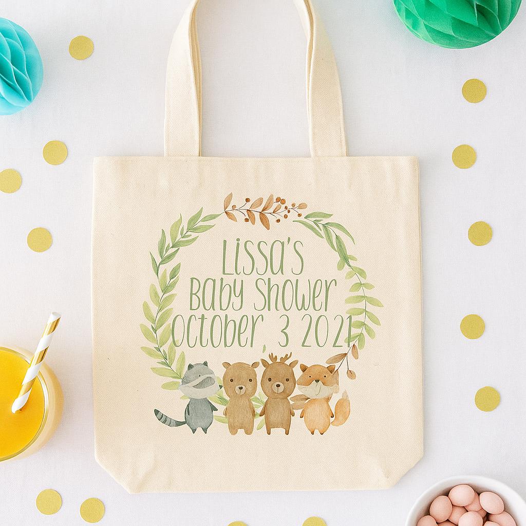 Custom Woodland Baby Shower Party Favor Bags - Perfect for Woodland Baby Showers & Events! - Sold Individually