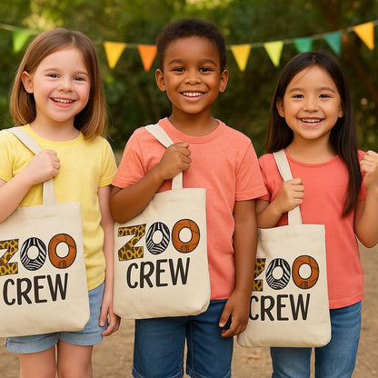 Zoo Crew Party Favor Bags - Perfect for Zoo Themed Parties & Events! - Set of Three Bags
