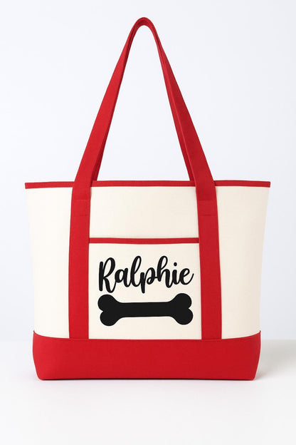 Dog Owner Gift - Personalized Dog Tote Bag