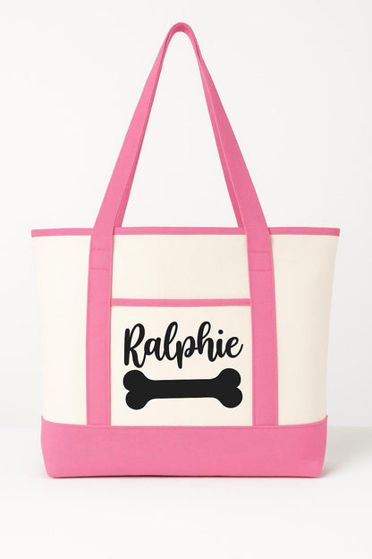 Dog Owner Gift - Personalized Dog Tote Bag