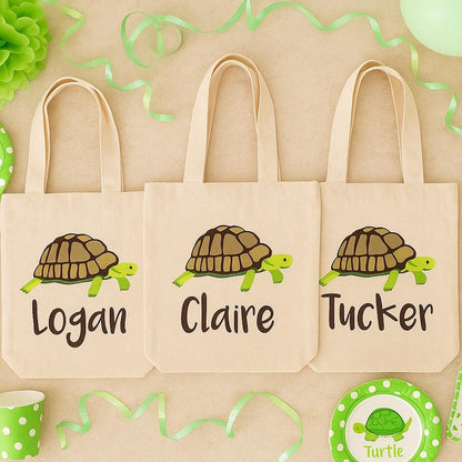 Custom Turtle Party Favor Bags