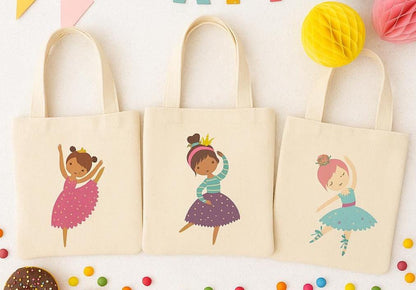 Ballerina Party Favor Bags - Set of Three Bags