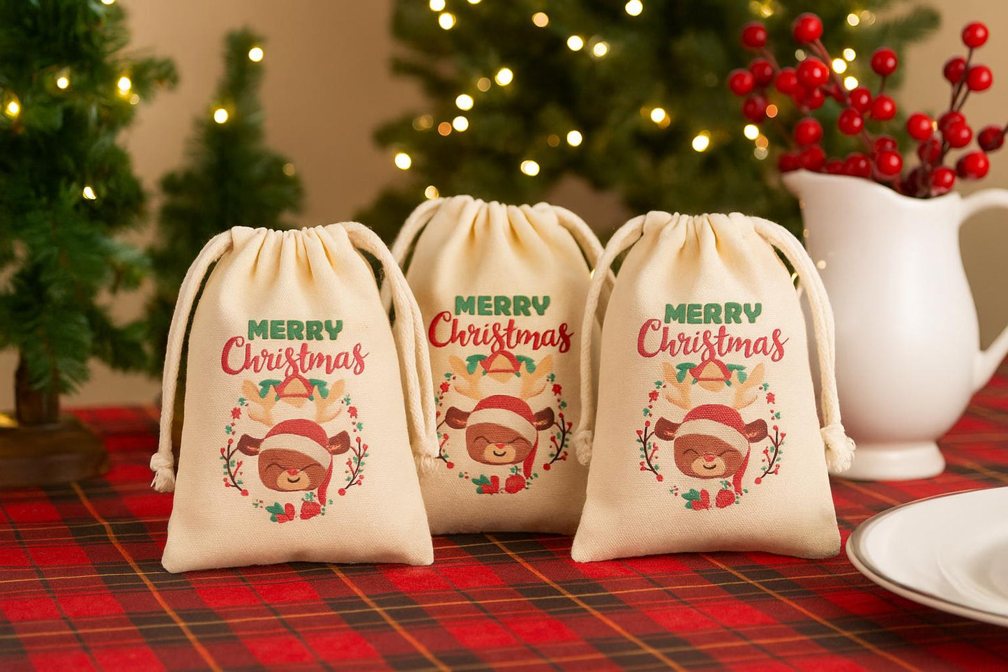 Christmas Treat Bags, Christmas Party Favor Bags, Christmas Goodie Bags, Christmas, Christmas Party, Christmas Gift Bag, Christmas Bags
