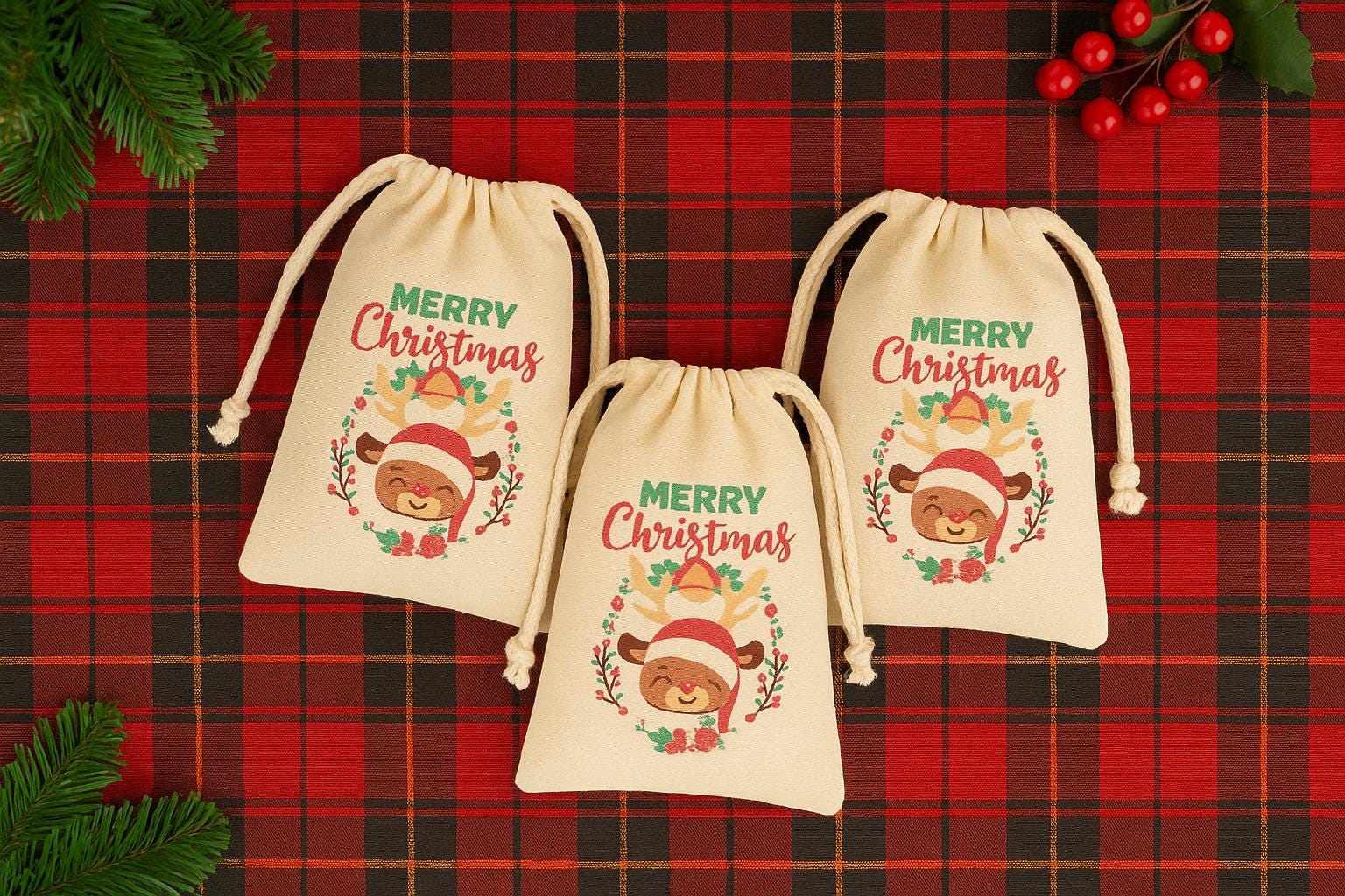 Christmas Treat Bags, Christmas Party Favor Bags, Christmas Goodie Bags, Christmas, Christmas Party, Christmas Gift Bag, Christmas Bags