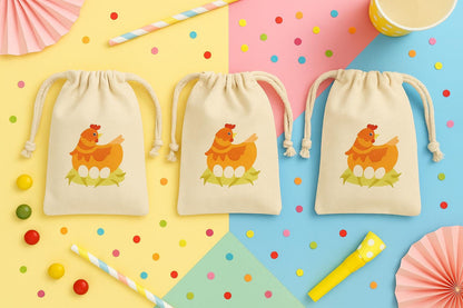 Chicken Party Favor Bags