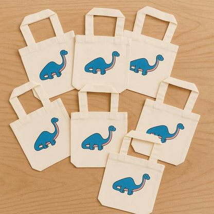 Dinosaur Party Favor Bags - Set of Six Bags