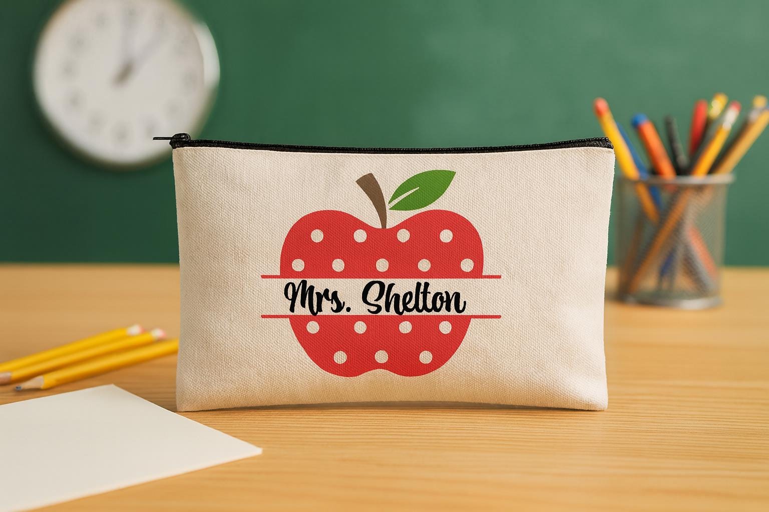 Teacher Gift - Personalized Teacher Pencil Pouch