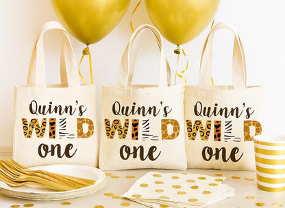 Custom Wild One Party Favor Bags - Set of Three