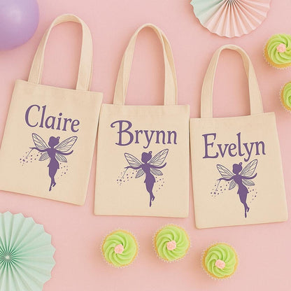 Personalized Fairy Party Favor Bags - Set of Three Bags